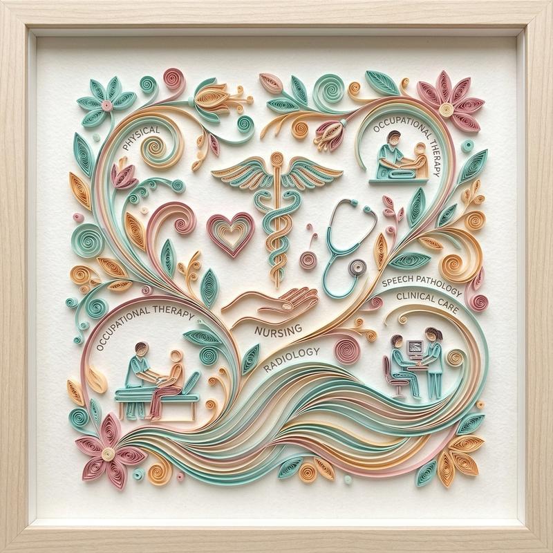 Allied Health Clinical Professionalism & Interprofessional Stewardship in 3D Paper Quilling