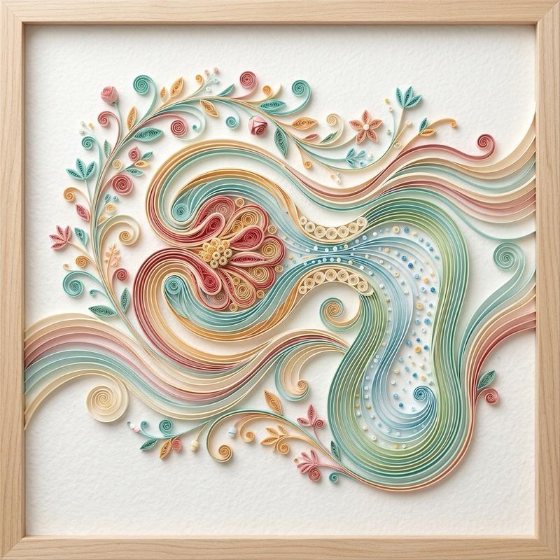 Glomerular Capillary Tuft & Bowman Capsule Architecture in Frameless 3D Paper Quilling